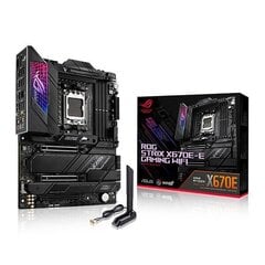 Asus ROG Strix X670E-E Gaming WIFI (Socket AM5) DDR5 kaina ir informacija | Pagrindinės plokštės | pigu.lt