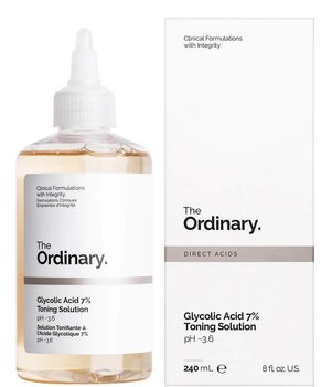 Отшелушивающий тоник с гликолевой кислотой The Ordinary 7%, 240мл цена и информация | Средства для очищения лица | pigu.lt