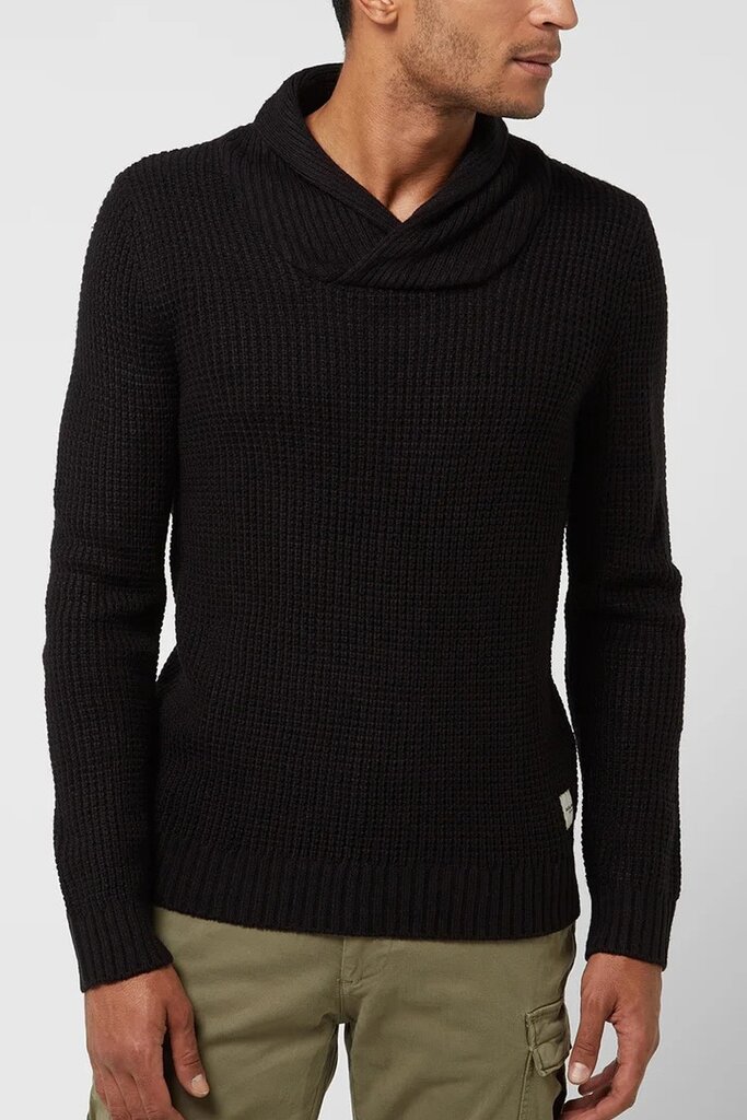 Jack&Jones megztinis vyrams, juodos spalvos kaina ir informacija | Megztiniai vyrams | pigu.lt