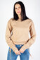 Only džemperis moterims, smėlio spalvos цена и информация | Džemperiai moterims | pigu.lt