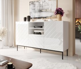 Komoda Cama Meble Abeto, 150x42x90 cm, balta цена и информация | Комоды | pigu.lt