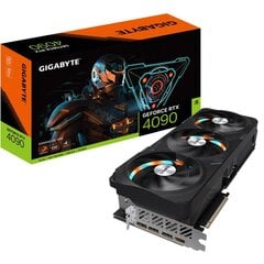 Gigabyte GeForce RTX 4090 GAMING OC 24G, 24 GB|GDDR6X|384 bit|PCIE 4.0 16x|GPU 2535 MHz|Dual Slot Fansink|1xHDMI|3xDisplayPort|GV-N4090GAMINGOC-24GD цена и информация | Видеокарты (GPU) | pigu.lt