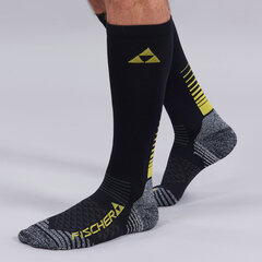 Лыжные носки Fischer XS Socks Long, черные цена и информация | Женские носки | pigu.lt