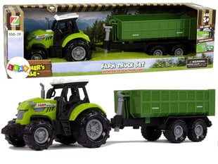 Трактор с прицепом цена и информация | Игрушки для мальчиков | pigu.lt