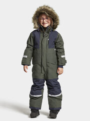 Didriksons vaikiškas žieminis kombinezonas BJÖRNEN, tamsiai žalias kaina ir informacija | Žiemos drabužiai vaikams | pigu.lt