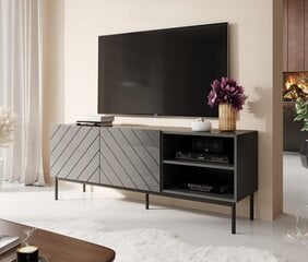 TV staliukas Cama Meble Abeto, 150x42x60 cm, pilkas цена и информация | Тумбы под телевизор | pigu.lt