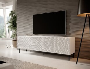 TV staliukas Cama Meble Hole, 190x40,5x59,5 cm, baltas kaina ir informacija | TV staliukai | pigu.lt