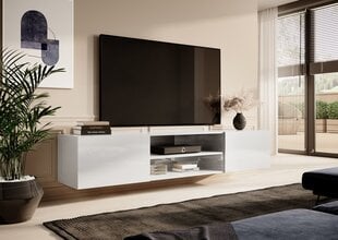 TV spintelė Cama Meble Slide 200K, balta kaina ir informacija | TV staliukai | pigu.lt
