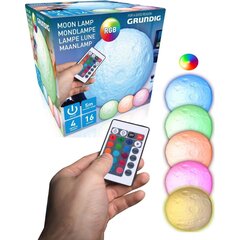 lampka dekoracyjna księżyc śr11,5 cm RGB цена и информация | Настольные светильники | pigu.lt