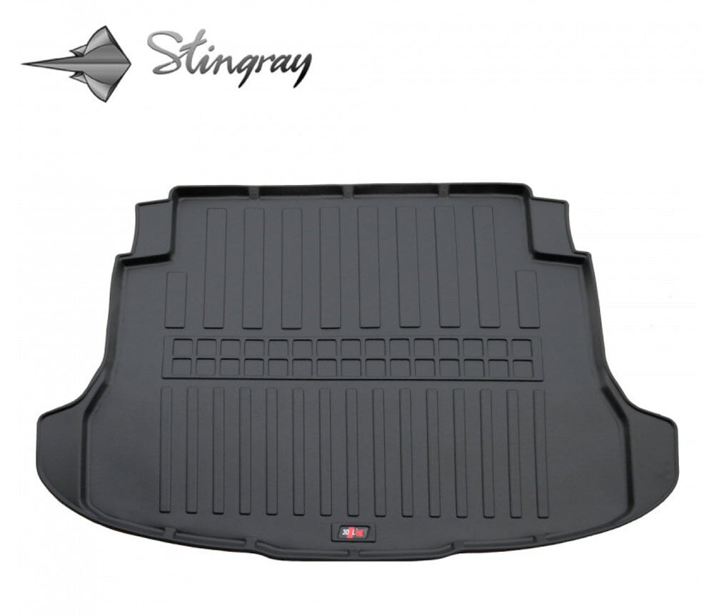Guminis bagažinės kilimėlis HONDA CR-V III 2006-2012, black /6008021 kaina ir informacija | Modeliniai bagažinių kilimėliai | pigu.lt