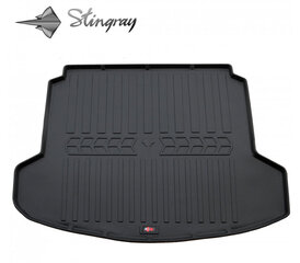 Guminis bagažinės kilimėlis RENAULT Megane IV 2015-&gt; (sedan) black /6018031 kaina ir informacija | Modeliniai bagažinių kilimėliai | pigu.lt
