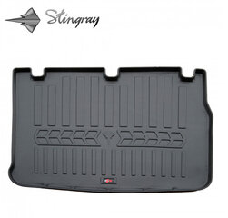 Guminis bagažinės kilimėlis RENAULT Scenic II 2003-2009 black /6018131 kaina ir informacija | Modeliniai bagažinių kilimėliai | pigu.lt
