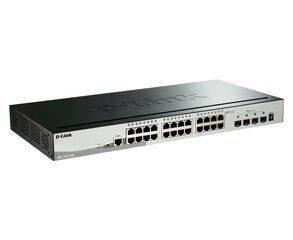 Коммутатор D-Link DGS-1510 L3 Gigabit Ethernet, 10/100/1000, черный цена и информация | Коммутаторы (Switch) | pigu.lt