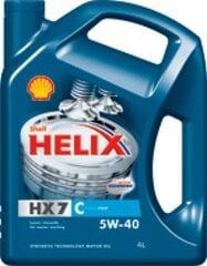 Масло моторное Shell Helix HX7, 5W-40, 550053770, 4 л цена и информация | Моторные масла | pigu.lt