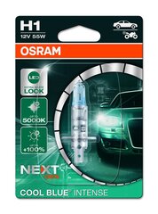 Automobilio lemputė Osram Blue Intense, 55W, 12V, H1 цена и информация | Автомобильные лампочки | pigu.lt