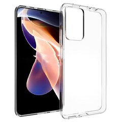 Прочный силиконовый чехол Fusion Ultra Back Case 2 мм для Xiaomi Redmi Note 11T Pro / Poco X4 GT прозрачный цена и информация | Чехлы для телефонов | pigu.lt