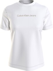 Calvin Klein moteriški marškinėliai 49816, balti цена и информация | Женские футболки | pigu.lt