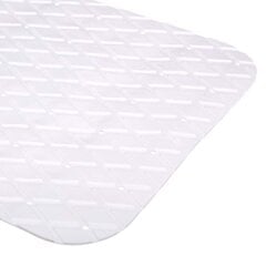 Нескользящий коврик для душа 5five Белый PVC (69 x 39 cm) цена и информация | Аксессуары для ванной комнаты | pigu.lt