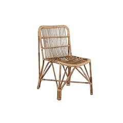 Обеденный стул DKD Home Decor ротанг Бамбук (47 x 47 x 83 cm) цена и информация | Стулья для кухни и столовой | pigu.lt