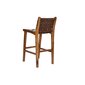Kėdė Dkd Home Decor, ruda kaina ir informacija | Virtuvės ir valgomojo kėdės | pigu.lt