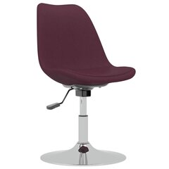 Pasukamos valgomojo kėdės, Audinys, 2vnt., violetinė spalva kaina ir informacija | Virtuvės ir valgomojo kėdės | pigu.lt