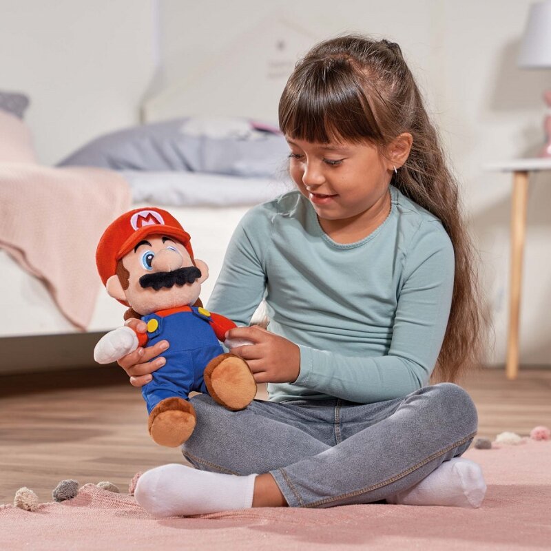 Pliušinis žaislas Super Mario Simba, 30 cm kaina ir informacija | Minkšti (pliušiniai) žaislai | pigu.lt