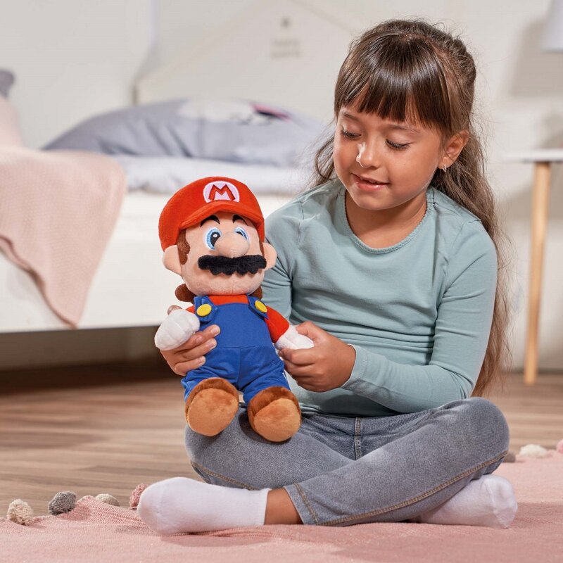 Pliušinis žaislas Super Mario Simba, 30 cm kaina ir informacija | Minkšti (pliušiniai) žaislai | pigu.lt