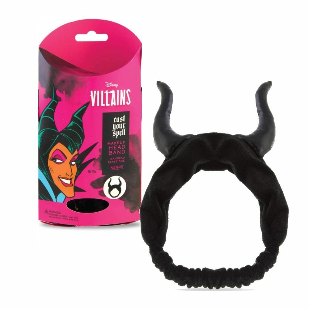 Plaukų raištis mergaitėms Mad Beauty Disney Villains Maleficent S4513571, juodas kaina ir informacija | Aksesuarai vaikams | pigu.lt