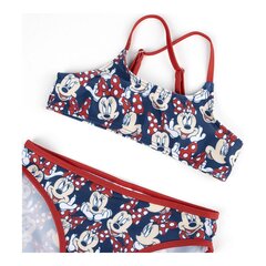 Bikini Minnie Mouse Raudona S0730104 kaina ir informacija | Maudymosi kostiumėliai | pigu.lt