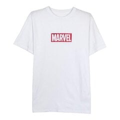 Футболка с коротким рукавом мужская Marvel Белый цена и информация | Мужские футболки | pigu.lt