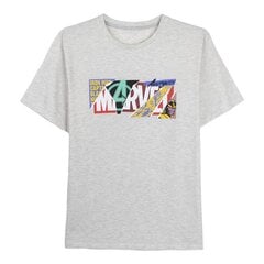 Vyriški marškinėliai su trumpomis rankovėmis Marvel S0731185, pilkos spalvos kaina ir informacija | Vyriški marškinėliai | pigu.lt