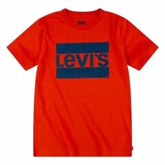 Футболка с коротким рукавом Levi's Sportswear Logo B Красный цена и информация | Рубашка для мальчиков | pigu.lt