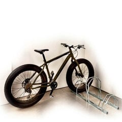 Mottez dviejų lygių stovai 3 dviračiams (tinka ir dviračiams storom padangom) kaina ir informacija | Kiti dviračių priedai ir aksesuarai | pigu.lt