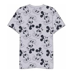 Vyriški marškinėliai su trumpomis rankovėmis Mickey Mouse S0729864, pilkos spalvos kaina ir informacija | Vyriški marškinėliai | pigu.lt