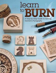 Learn to Burn: A Step-by-Step Guide to Getting Started in Pyrography цена и информация | Книги о питании и здоровом образе жизни | pigu.lt