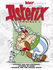 Asterix: Asterix Omnibus 5: Asterix and The Cauldron, Asterix in Spain, Asterix and The Roman Agent, 5, Asterix: Omnibus 5 Asterix and the Cauldron, Asterix in Spain, Asterix and the Roman Agent цена и информация | Книги для подростков и молодежи | pigu.lt