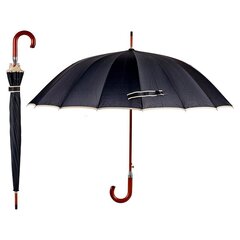 Зонт Чёрный Металл Ткань (110 x 110 x 95 cm) цена и информация | Женские зонты | pigu.lt