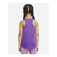 Nike marškinėliai vaikams, violetiniai цена и информация | Рубашки для девочек | pigu.lt