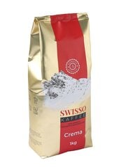 Kavos pupelės CREMA, Swisso Kaffee, 1kg kaina ir informacija | Kava, kakava | pigu.lt