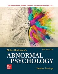 ISE Abnormal Psychology 9th edition kaina ir informacija | Socialinių mokslų knygos | pigu.lt