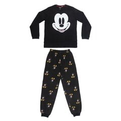 Пижама Mickey Mouse Мужской Чёрный цена и информация | Мужские халаты, пижамы | pigu.lt