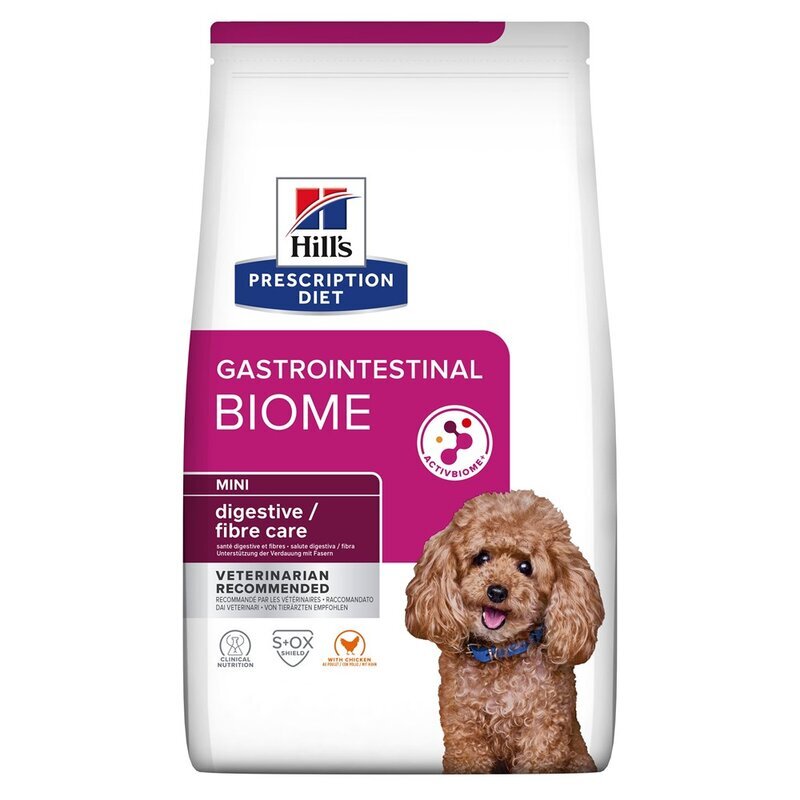 Hill's PD Canine Gastrointestinal Biome Mini sausas maistas šunims, 1 kg цена и информация | Sausas maistas šunims | pigu.lt