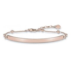 Женские браслеты Thomas Sabo LBA0044-415-12-L, розовый, ювелирное серебро цена и информация | Женский браслет | pigu.lt