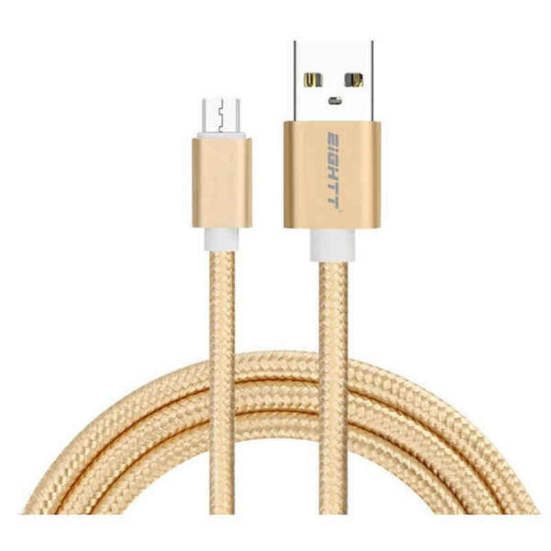 Kabelis USB 2.0-MicroUSB Eightt, 1 m цена и информация | Kabeliai ir laidai | pigu.lt