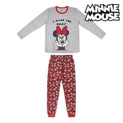 Пижама Minnie Mouse Женщина Серый цена и информация | Женские пижамы, ночнушки | pigu.lt