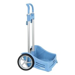 Vežimėlis kuprinei Safta, šviesiai mėlynas kaina ir informacija | Kuprinės ir krepšiai | pigu.lt