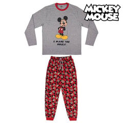 Пижама Mickey Mouse Мужской Серый цена и информация | Мужские халаты, пижамы | pigu.lt