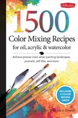 1,500 Color Mixing Recipes for Oil, Acrylic & Watercolor: Achieve precise color when painting landscapes, portraits, still lifes, and more kaina ir informacija | Knygos apie meną | pigu.lt