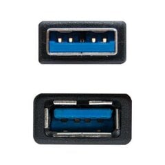 USB-кабель NANOCABLE 10.01.090 Чёрный цена и информация | Кабели и провода | pigu.lt