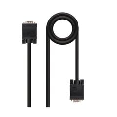 SVGA-кабель NANOCABLE 10.15.130 Чёрный цена и информация | ТВ-антенны и аксессуары к ним | pigu.lt